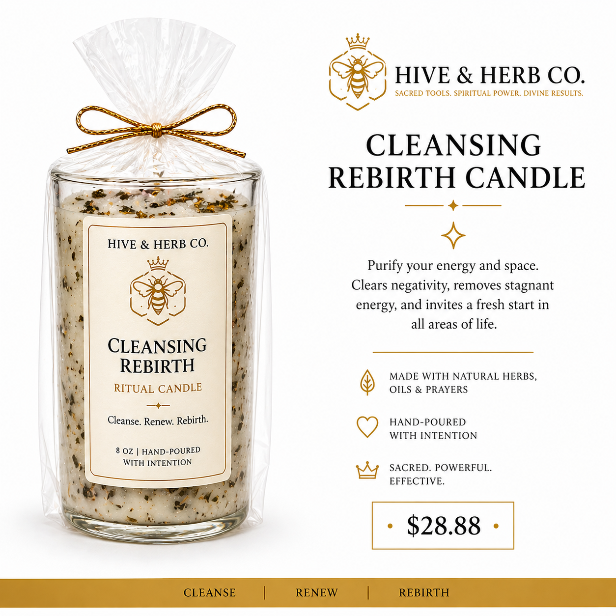 Cleansing Rebirth Candle
