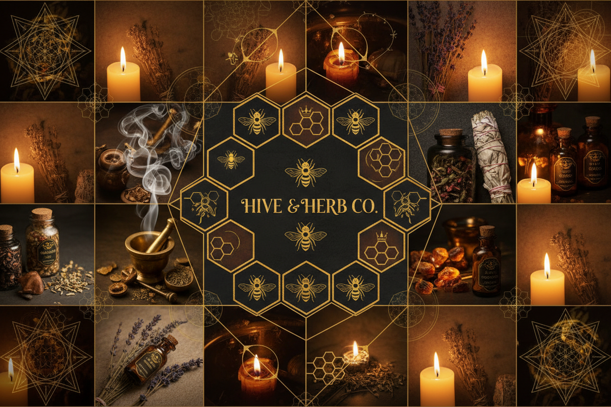 Hive & Herb Co. Mood Board